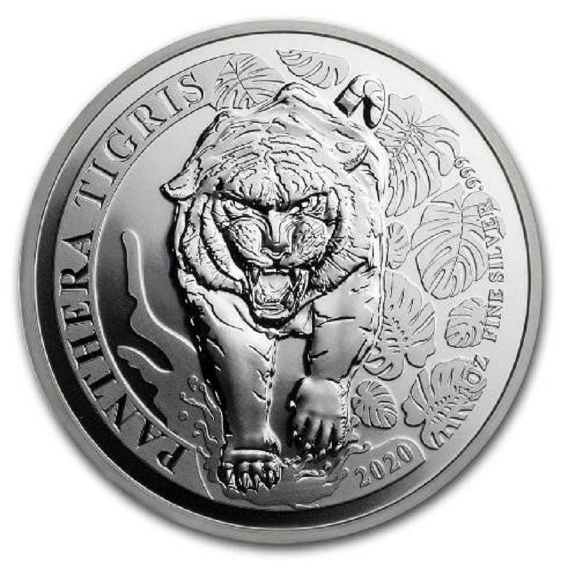 Серебряная монета Лаоса 