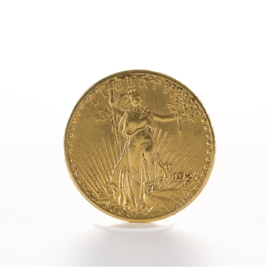 Золотая монета США "Двойной Орел. Шагающая Свобода" 30.09 г чистого золота (Проба 0,900)