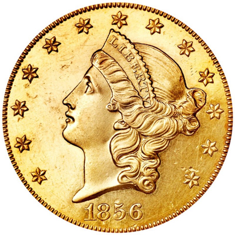 Золотая монета США "Двойной Орел. Голова Свободы" 30.09 г чистого золота (Проба 0,900)