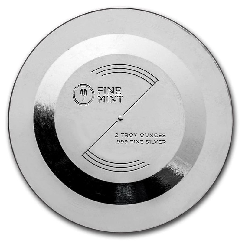 Серебряный жетон США "НЛО: Летающая тарелка", 62.2 г чистого серебра (Проба 0,999)