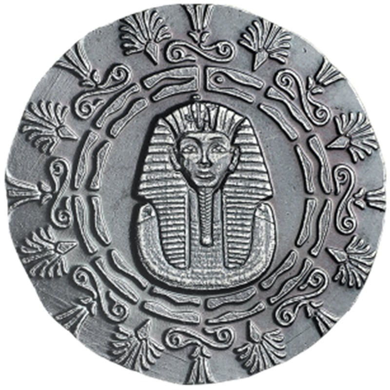 Серебряный жетон США "Тутанхамон", 7.78 г чистого серебра (Проба 0,999)