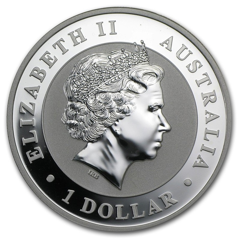 Серебряная монета Австралии «Коала» 2011 г.в., 31.1 г чистого серебра (проба 0.999)