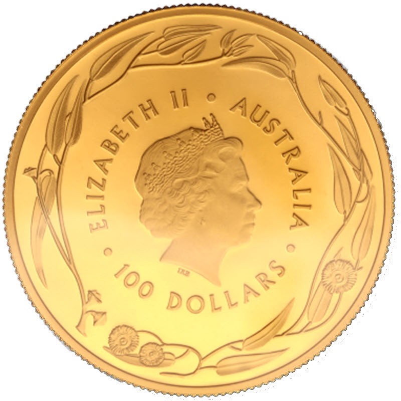 Комиссия: Золотая инвестиционная монета Австралии «Кенгуру» (Королевский австралийский монетный двор) 31.1 г чистого золота (проба 0,9999)