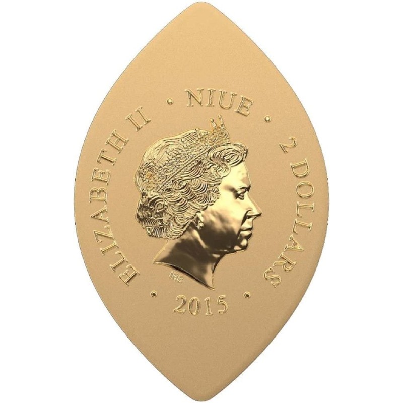 Серебряная монета Ниуэ "Всемирное наследие. Пророк Авраам" 2015 г.в., 31.1 г чистого серебра (Проба 0.999)