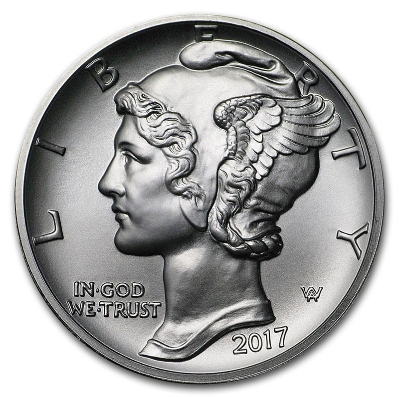 Палладиевая монета США "Американский Орел" 2017 г.в., 31.1 г чистого палладия (проба 0,9995)