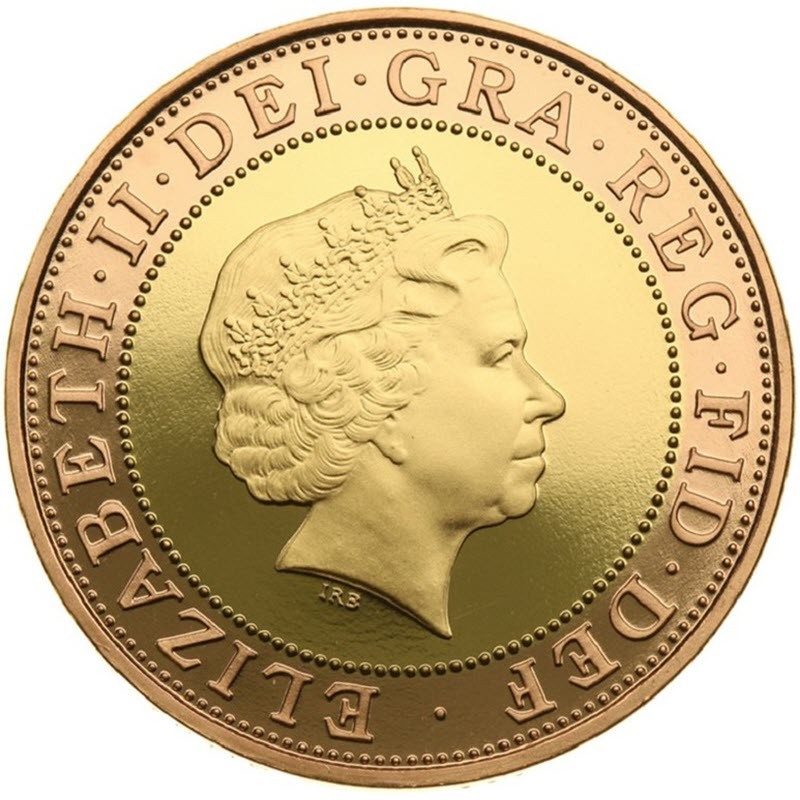 Комиссия: Золотая памятная монета Великобритании "Первый трансантлантический радиомост" 2001 г.в., 14.64 г чистого золота (проба 0,917)