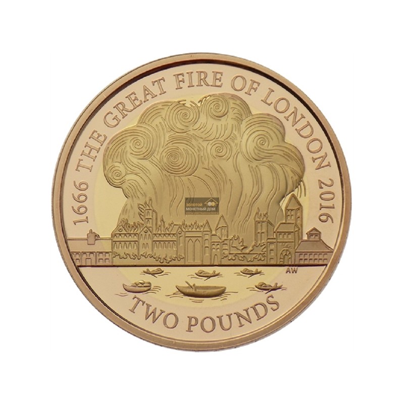 Комиссия: Золотая памятная монета Великобритании 