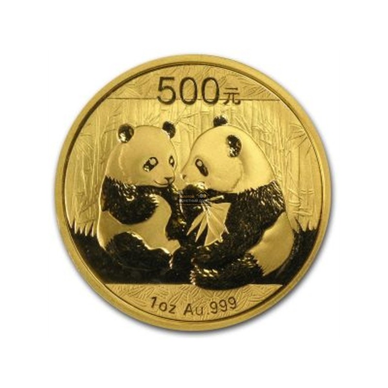 Комиссия: Золотая инвестиционная монета Китая «Панда» 2009 г.в., 31,1 г чистого золота (проба 0,999)