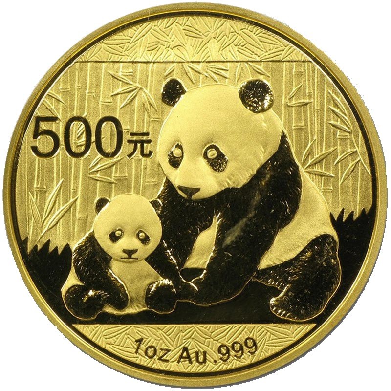Комиссия: Золотая инвестиционная монета Китая «Панда» 2012 г.в., 31,1 г чистого золота (проба 0,999)