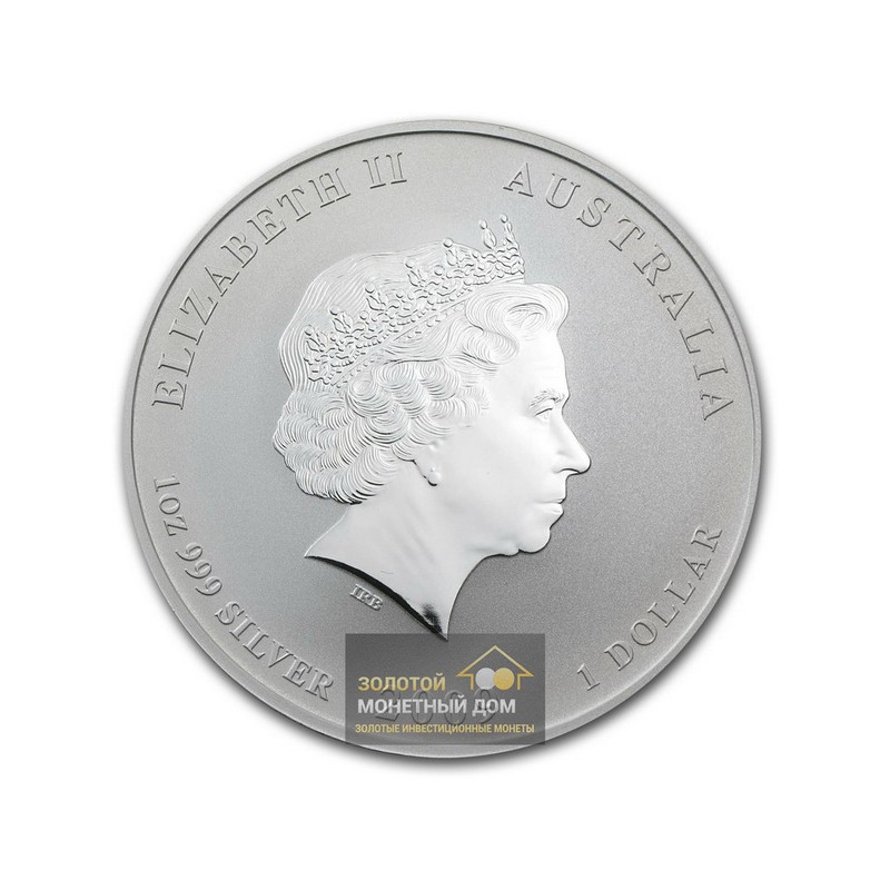 Комиссия: Серебряная монета Австралии «Год Быка» (с позолотой) 2009 г.в., 31.1 г чистого серебра (проба 0,9999)