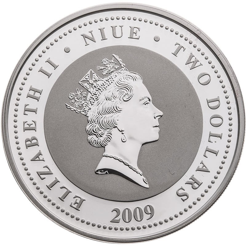 Набор из 3-х серебряных монет Ниуэ "Русские сезоны в Париже" 2009 г.в., 3*31.1 г чистого серебра (Проба 0,999)