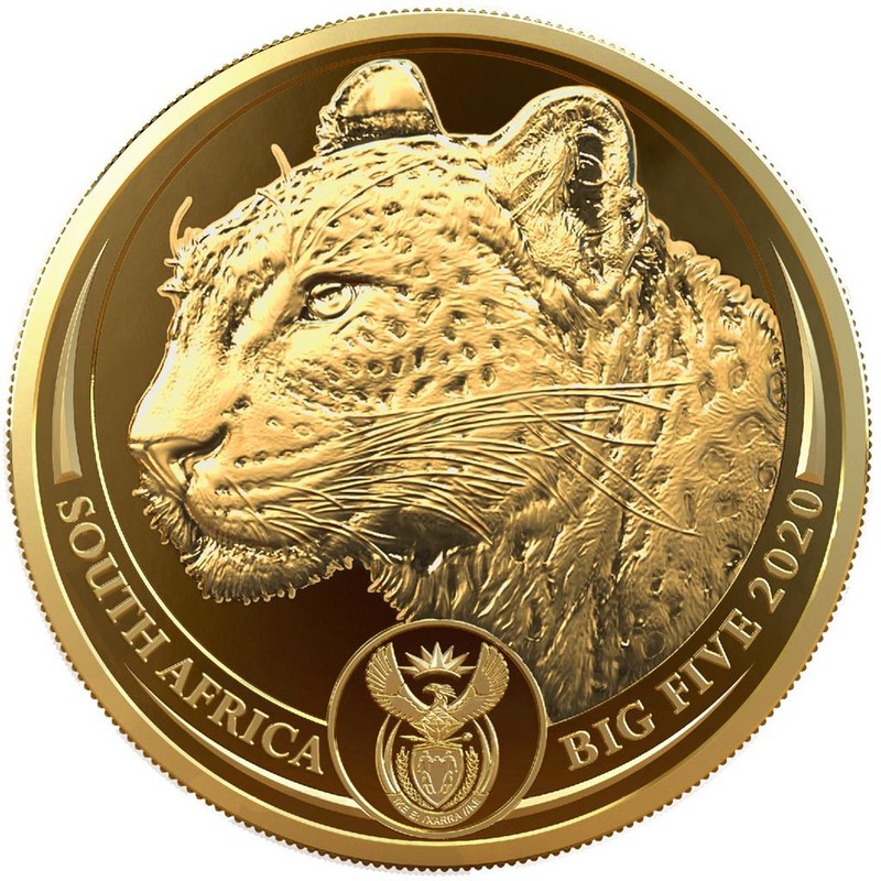 Золотая монета ЮАР 
