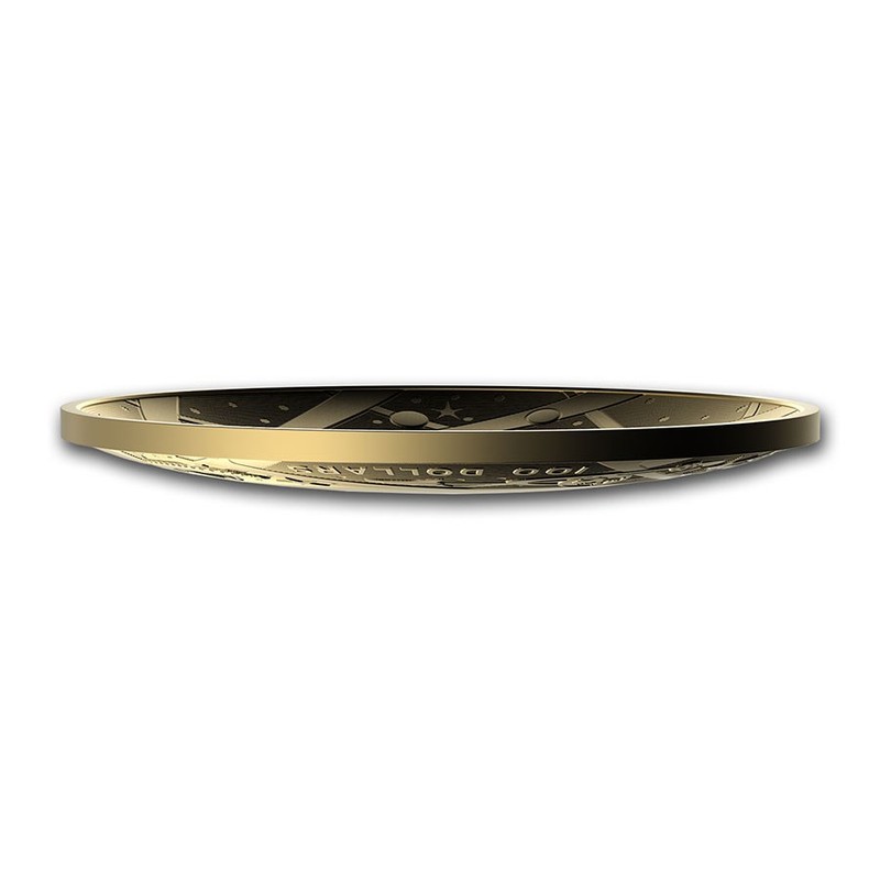 Золотая монета Австралии "Млечный Путь" 2021 г.в., 31.1 г чистого золота (Проба 0,9999)