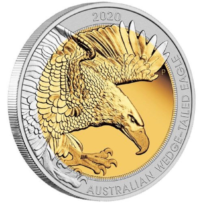 Биметаллическая монета Австралии 