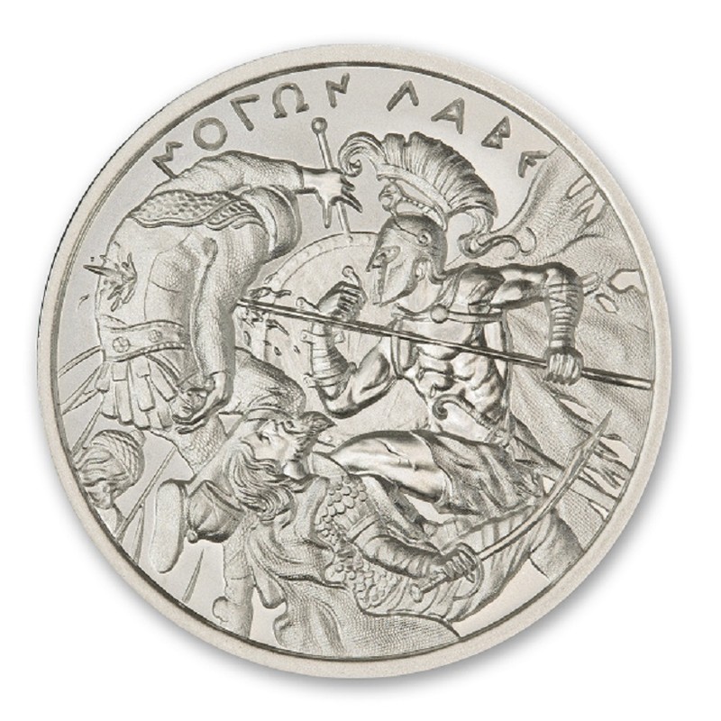 Серебряный жетон США "Молон Лабе", (Тип 7), 31,1 г чистого серебра (Проба 0,999)