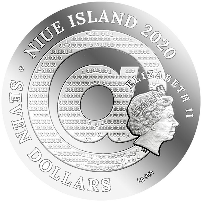 Серебряная монета Ниуэ "Густав Климт. Золотые слезы" 2020 г.в., 93.3 г чистого серебра (Проба 0,999)