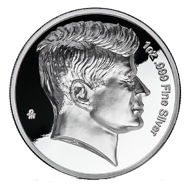 Серебряный жетон США "Полдоллара Кеннеди" (пруф), 31.1 г чистого серебра (Проба 0,999)