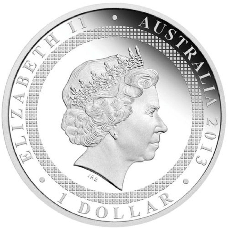 Серебряная монета Австралии "Города-побратимы: Мельбурн и Санкт-Петербург" 2013 г.в., 31.1 г чистого серебра (Проба 0,999)