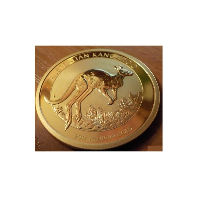 Золотая монета Австралии "Кенгуру" текущего года, 31,1 г. чистого золота (0,9999)