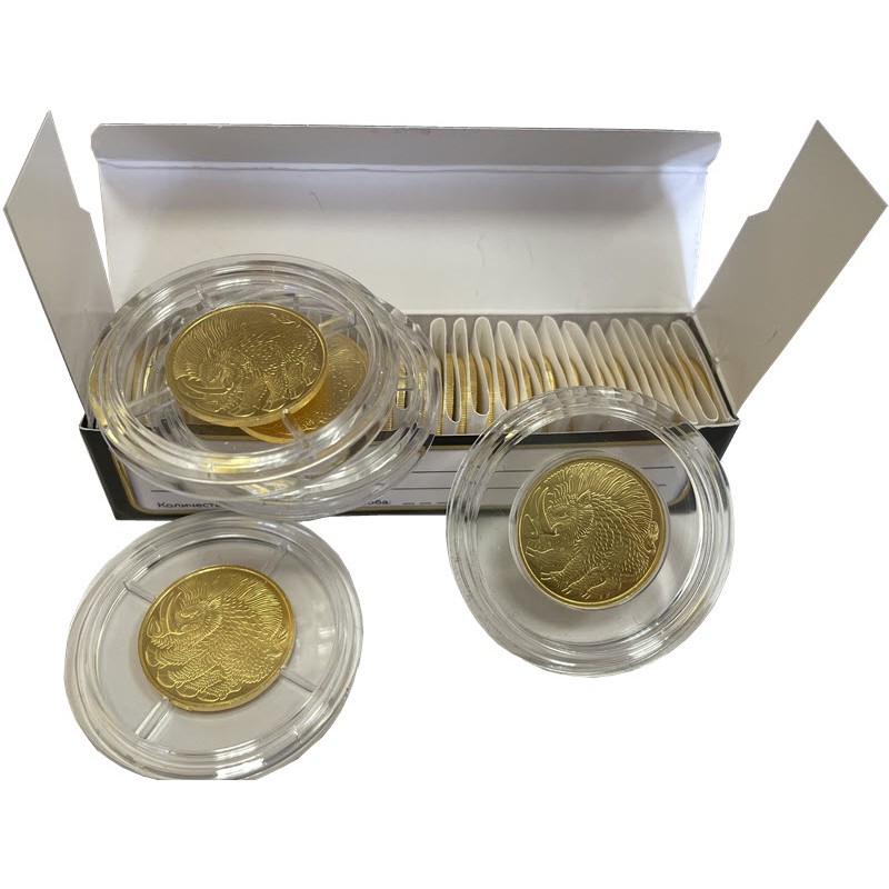 Золотая монета Камеруна "Вепрь" 2022 г.в., 7.78 г чистого золота (Проба 0,9999)