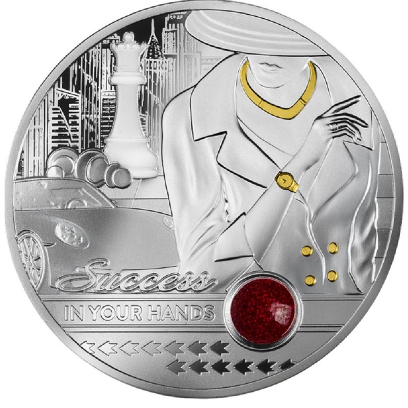 Серебряная монета Камеруна 