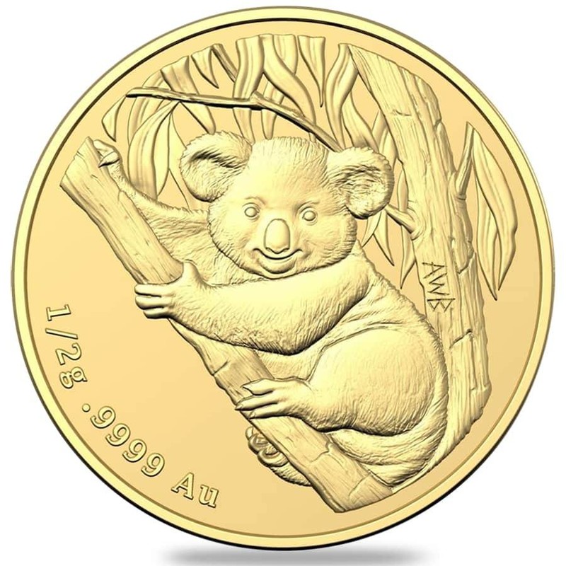 Золотая мини-монета Австралии 