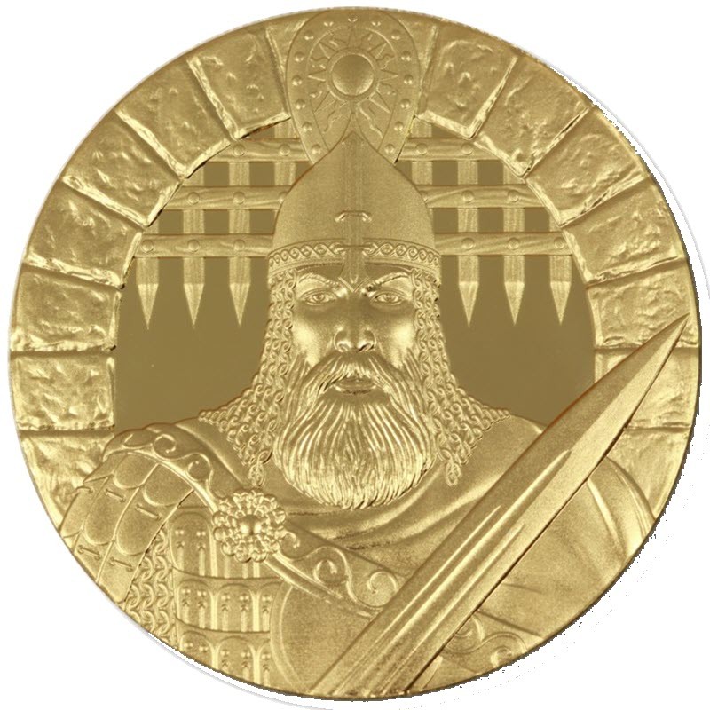 Золотая монета Камеруна 