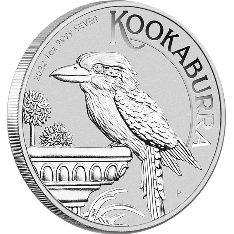 Серебряная монета Австралии "Кукабарра", 2022 г.в., 31.1 г чистого серебра (проба 0,9999)