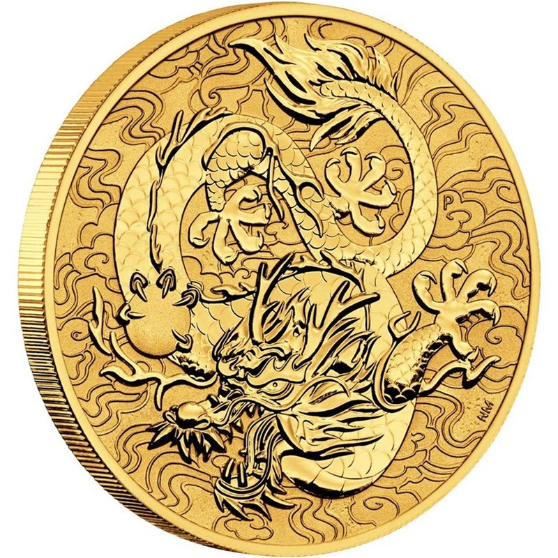 Золотая монета Австралии 