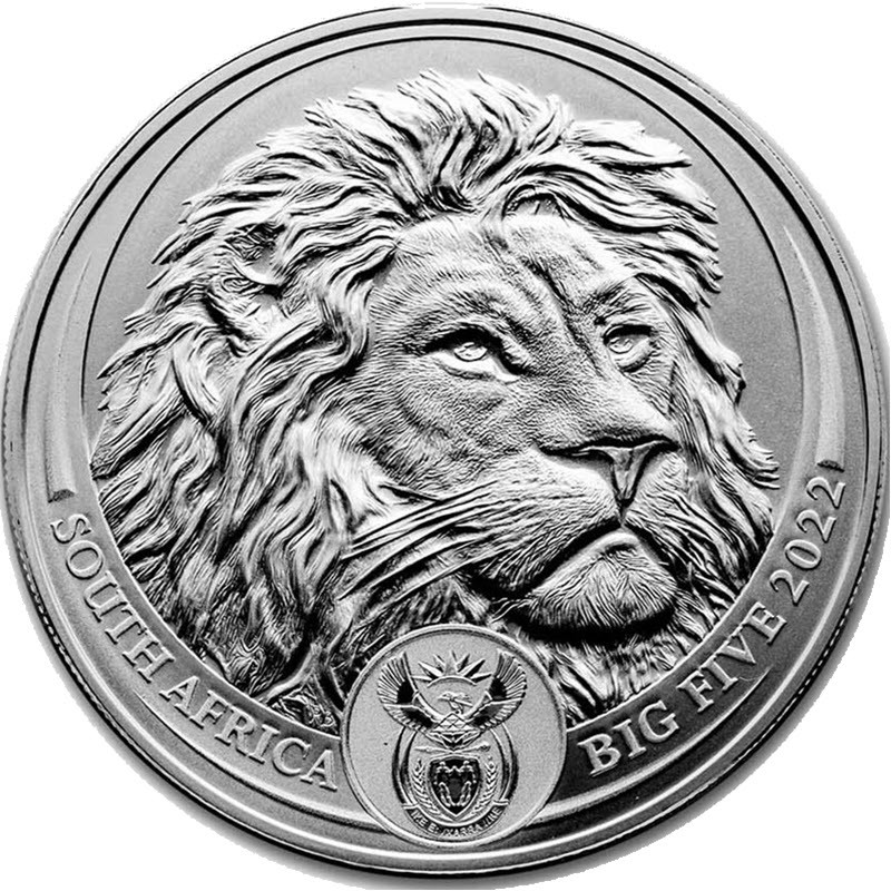 Серебряная монета ЮАР 