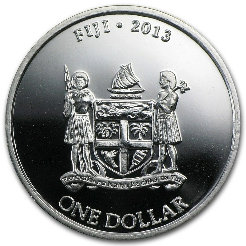 Серебряная монета Фиджи "Черепаха Таку", 15.55 г чистого серебра (Проба 0,999)