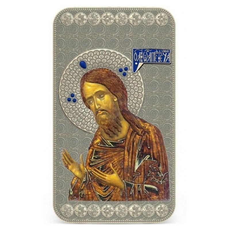 Серебряная монета Ниуэ "Святой Иоанн Креститель" 2014 г.в., 31.1 г чистого серебра (Проба 0,999)