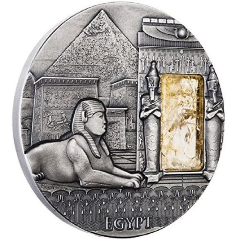 Серебряная монета Ниуэ "Египет" 2015 г.в., 62.2 г чистого серебра (Проба 0,999)
