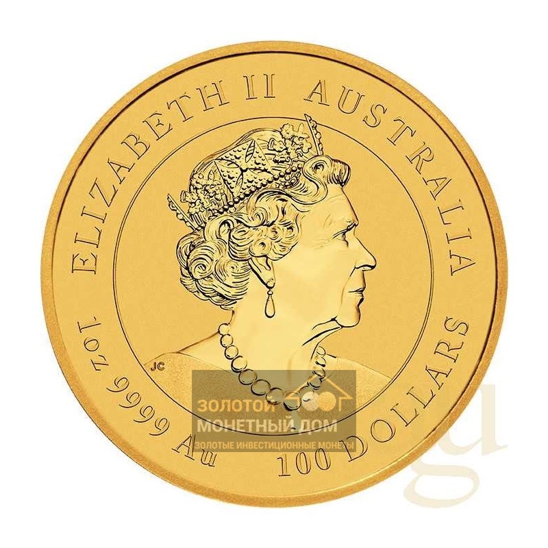 Комиссия: Золотая монета Австралии «Лунный календарь III - Год Крысы» 2020 г.в., 31,1 г чистого золота (проба 0,9999)