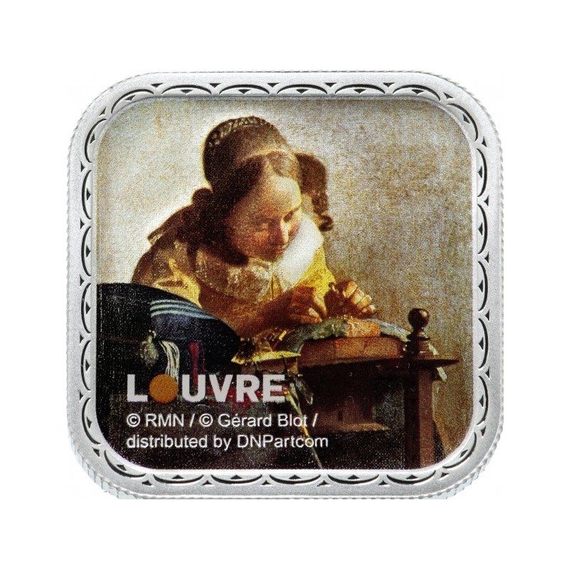 Набор из 3-х серебряных монет Тувалу "Коллекция Лувра" 2009 г.в., 3 шт * 31.1 г чистого серебра (Проба 0,999)