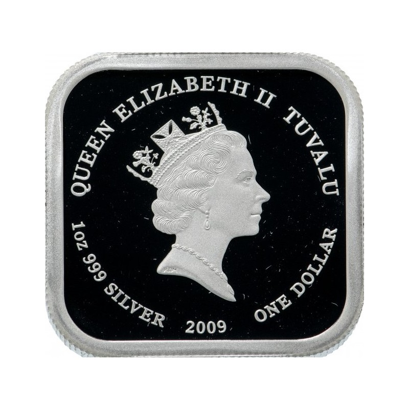 Набор из 3-х серебряных монет Тувалу "Коллекция Лувра" 2009 г.в., 3 шт * 31.1 г чистого серебра (Проба 0,999)