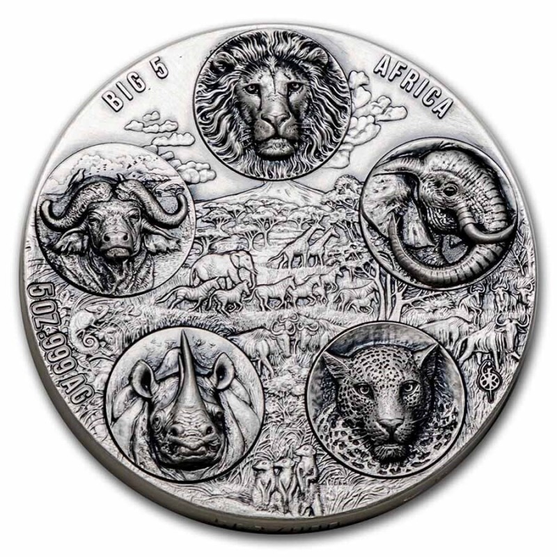 Серебряная монета Кот-д