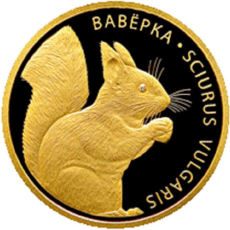 Комиссия: Золотая монета Беларуси «Белка» 2009 г.в., 7.78 г чистого золота (проба 999)