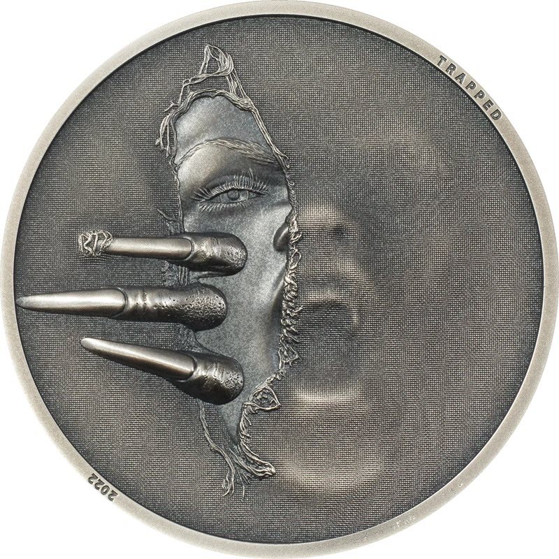 Серебряная монета островов Кука 