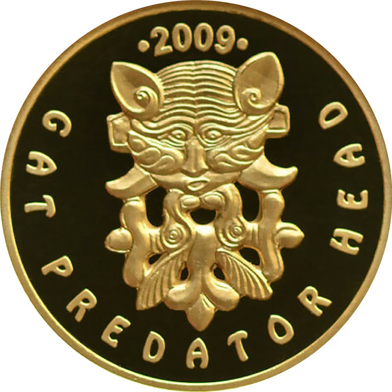 Золотая монета Казахстана 
