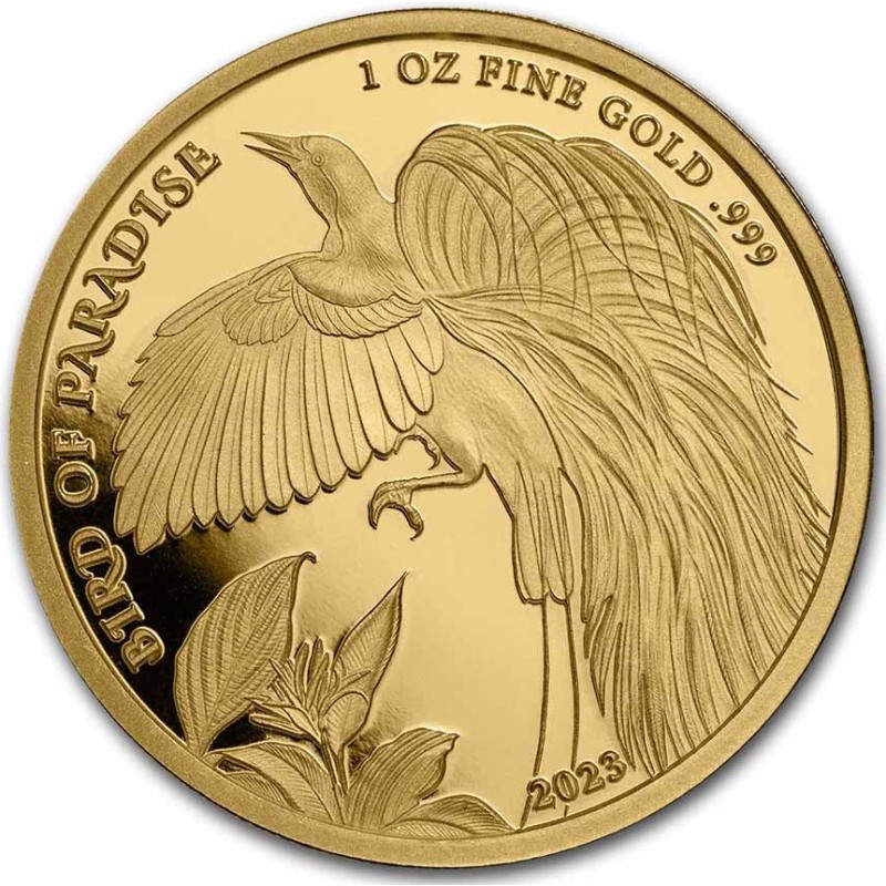 Золотая монета Папуа-Новой Гвинеи 