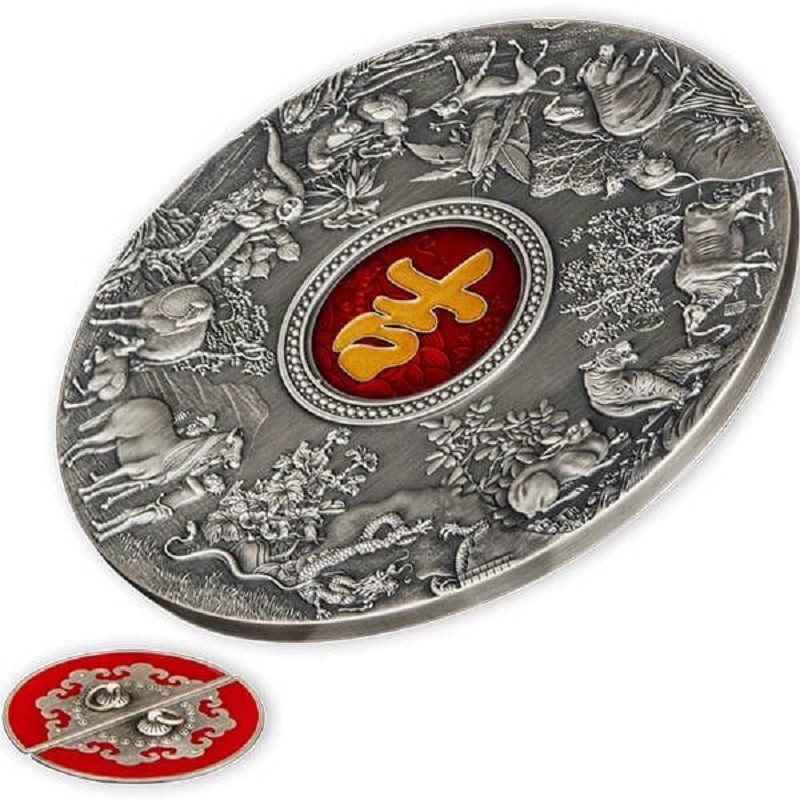 Серебряная монета Гибралтара 