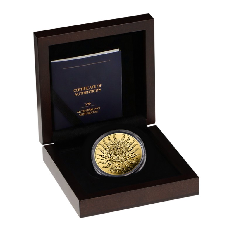 Золотая монета Ниуэ "Год Черного водяного дракона" 2024 г.в. (пруф), 31.1 г чистого золота (Проба 0,9999)