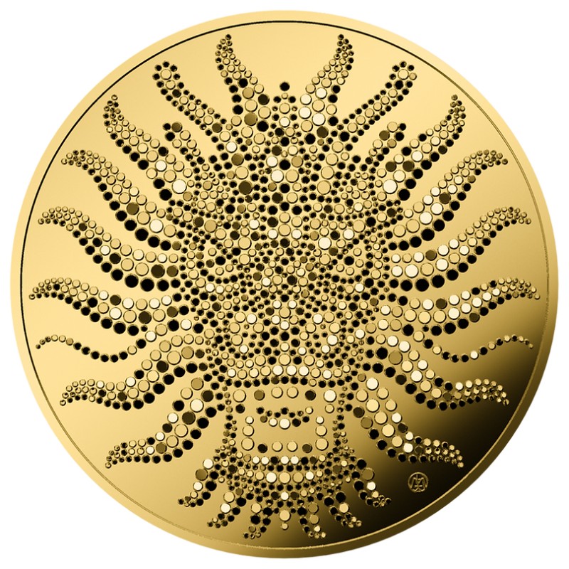 Золотая монета Ниуэ "Год Черного водяного дракона" 2024 г.в. (пруф), 31.1 г чистого золота (Проба 0,9999)