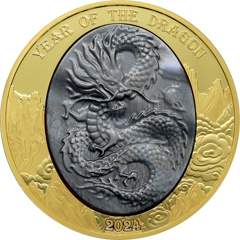 Золотая монета Соломоновых островов 