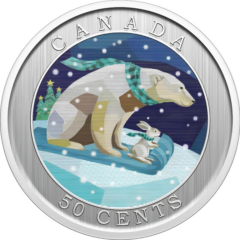 Медно-никелевая монета Канады 