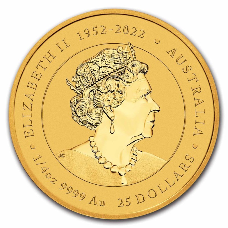 Золотая монета Австралии "Лунный календарь III - Год Дракона" 2024 г.в., 7.78 г чистого золота (Проба 0,9999)