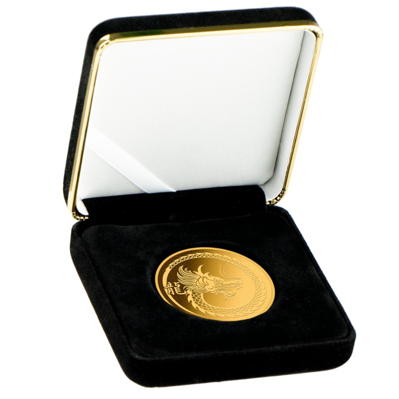 Золотая монета Ниуэ "Год Дракона" 2024 г.в.(пруф), 8 г чистого золота (проба 0,9999)