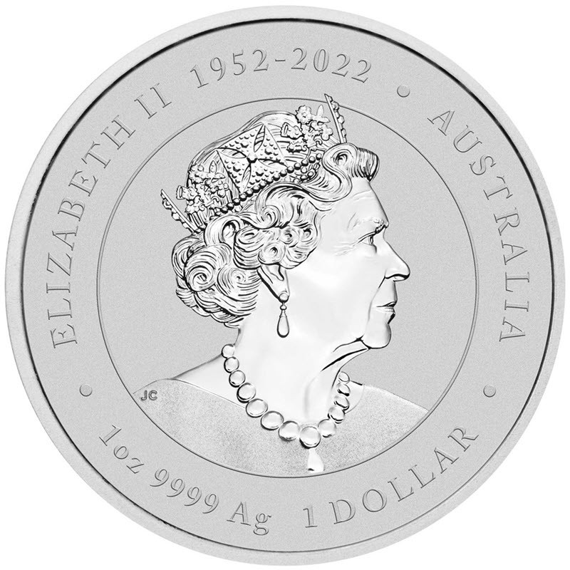 Серебряная монета Австралии "Лунный календарь III - Год Дракона" (красный) 2024 г.в., 31.1 г чистого серебра (проба 9999)