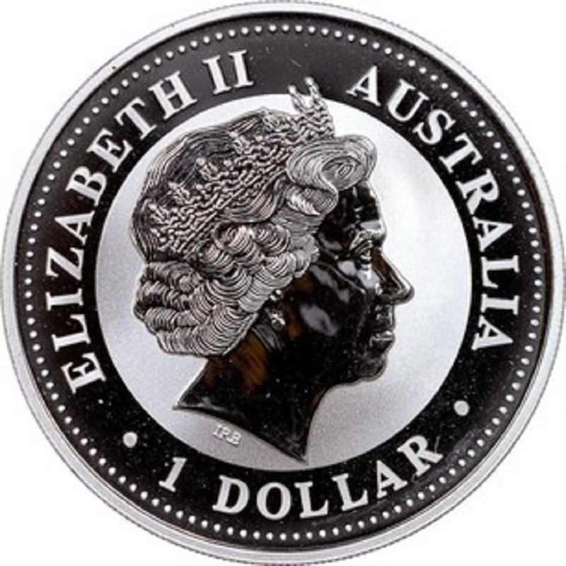 1 доллар австралия серебро. Австралийская унция.